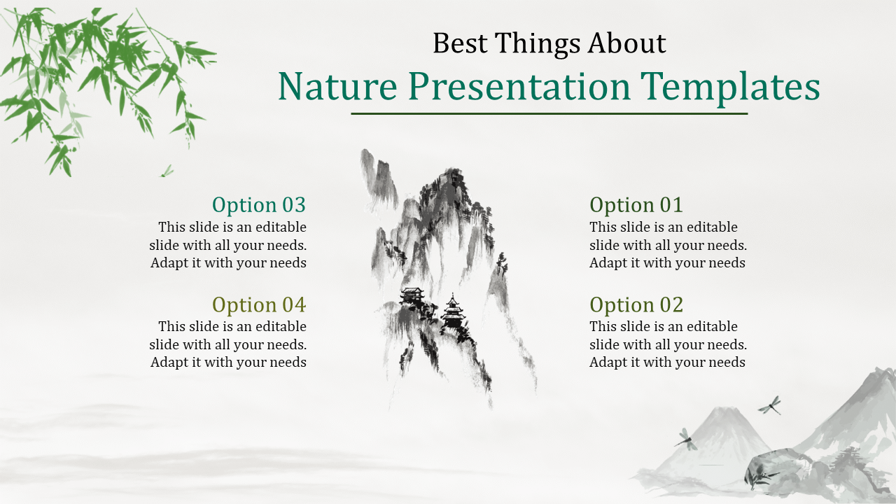 nature presentation templates-Best Things About Nature Presentation Templates